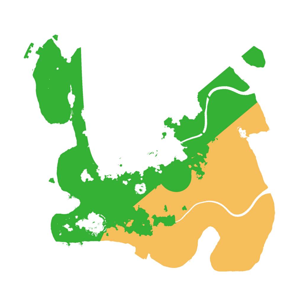 Biome Rust Map: Procedural Map, Size: 2700, Seed: 103615578