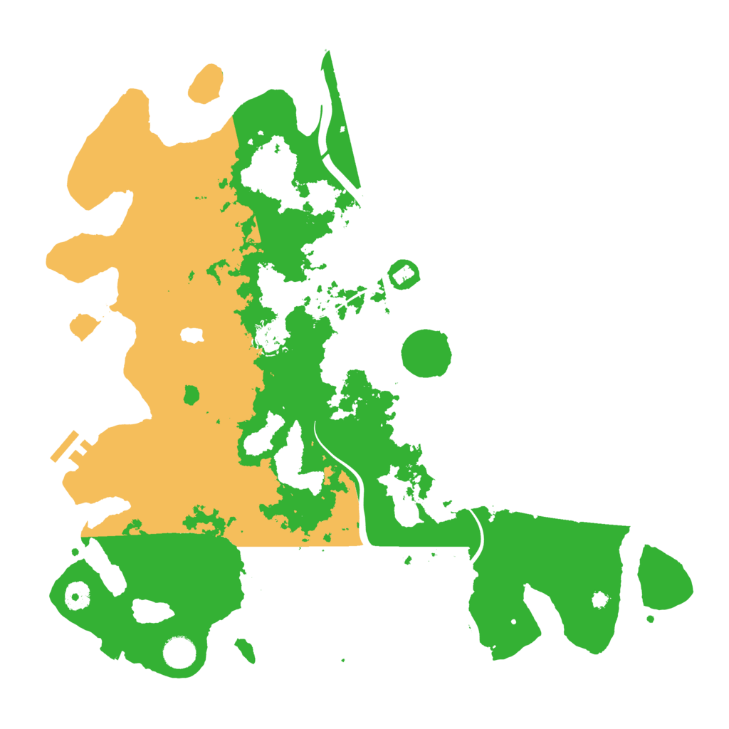 Biome Rust Map: Procedural Map, Size: 4000, Seed: 113245