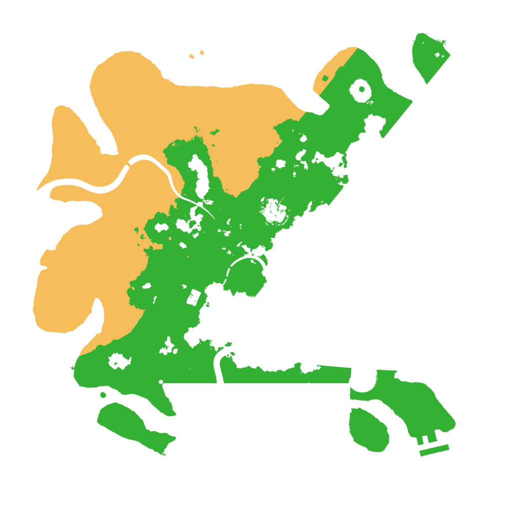 Biome Rust Map: Procedural Map, Size: 3500, Seed: 754147