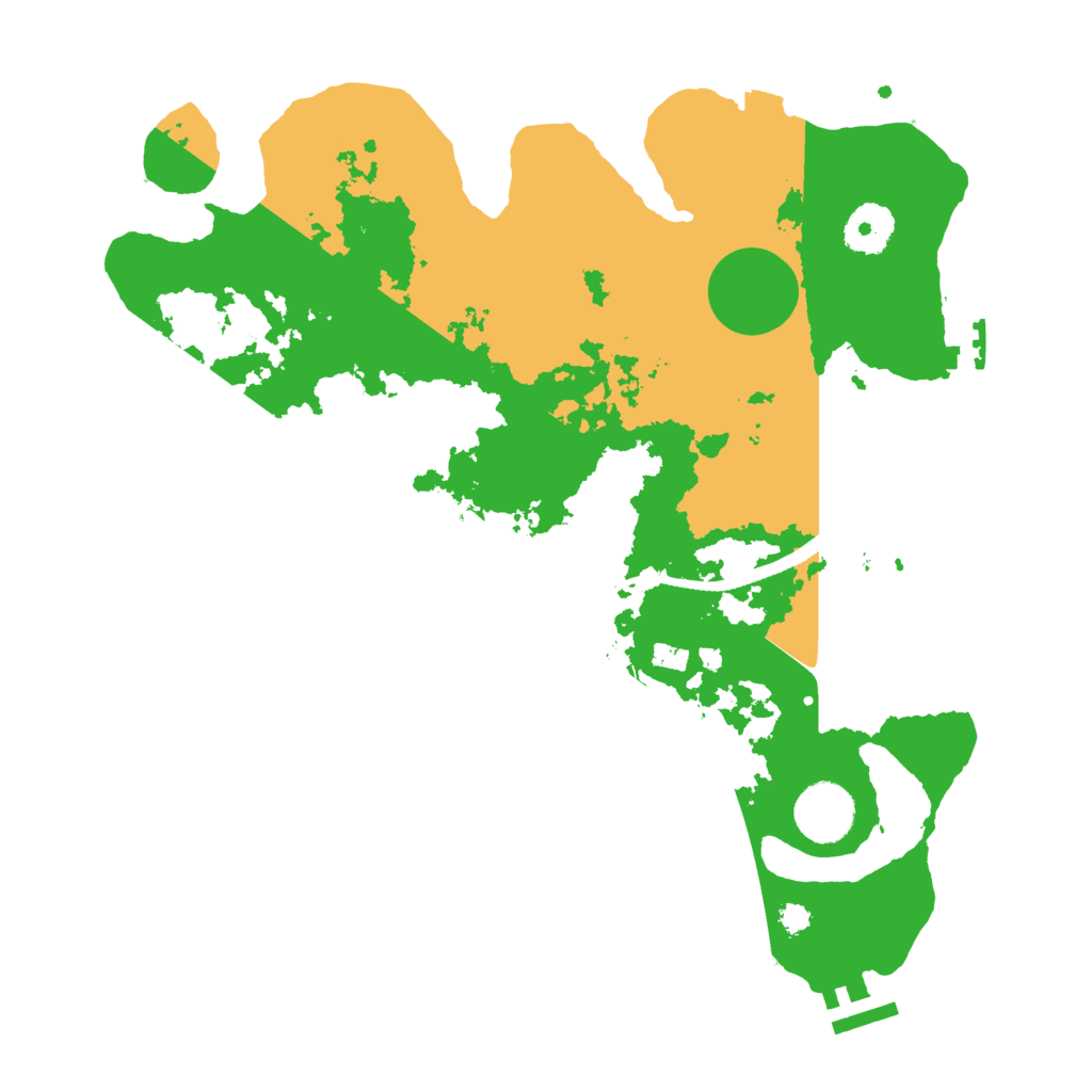 Biome Rust Map: Procedural Map, Size: 3300, Seed: 1974823945