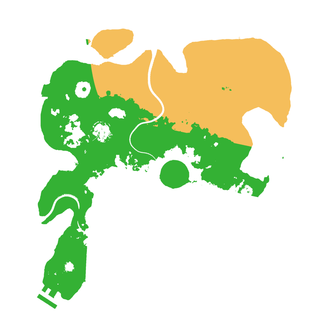 Biome Rust Map: Procedural Map, Size: 3000, Seed: 941024236