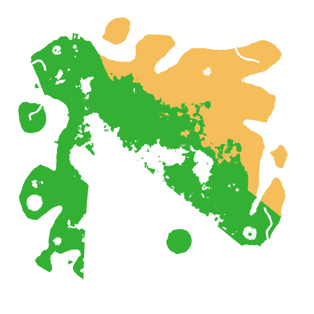 Biome Rust Map: Procedural Map, Size: 3500, Seed: 1346945590