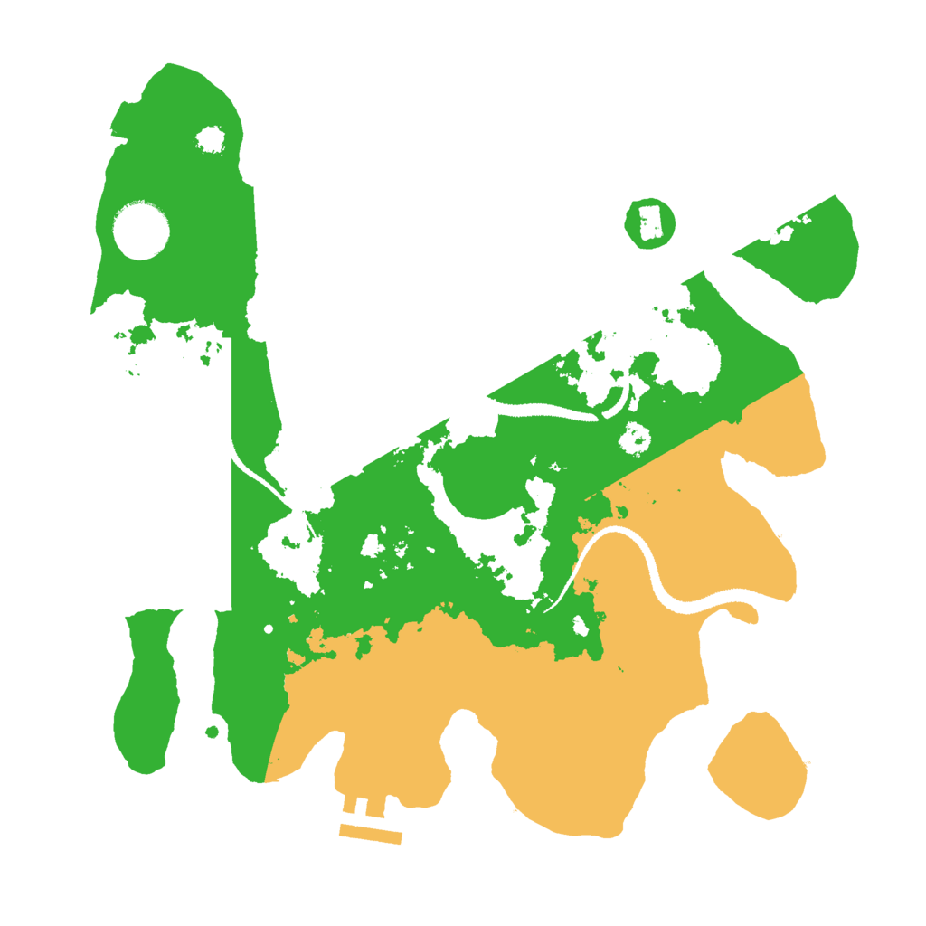 Biome Rust Map: Procedural Map, Size: 3000, Seed: 1274037174