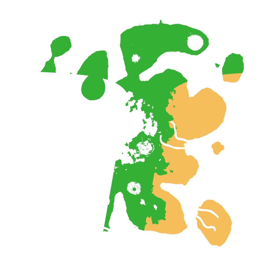 Biome Rust Map: Procedural Map, Size: 3000, Seed: 980075