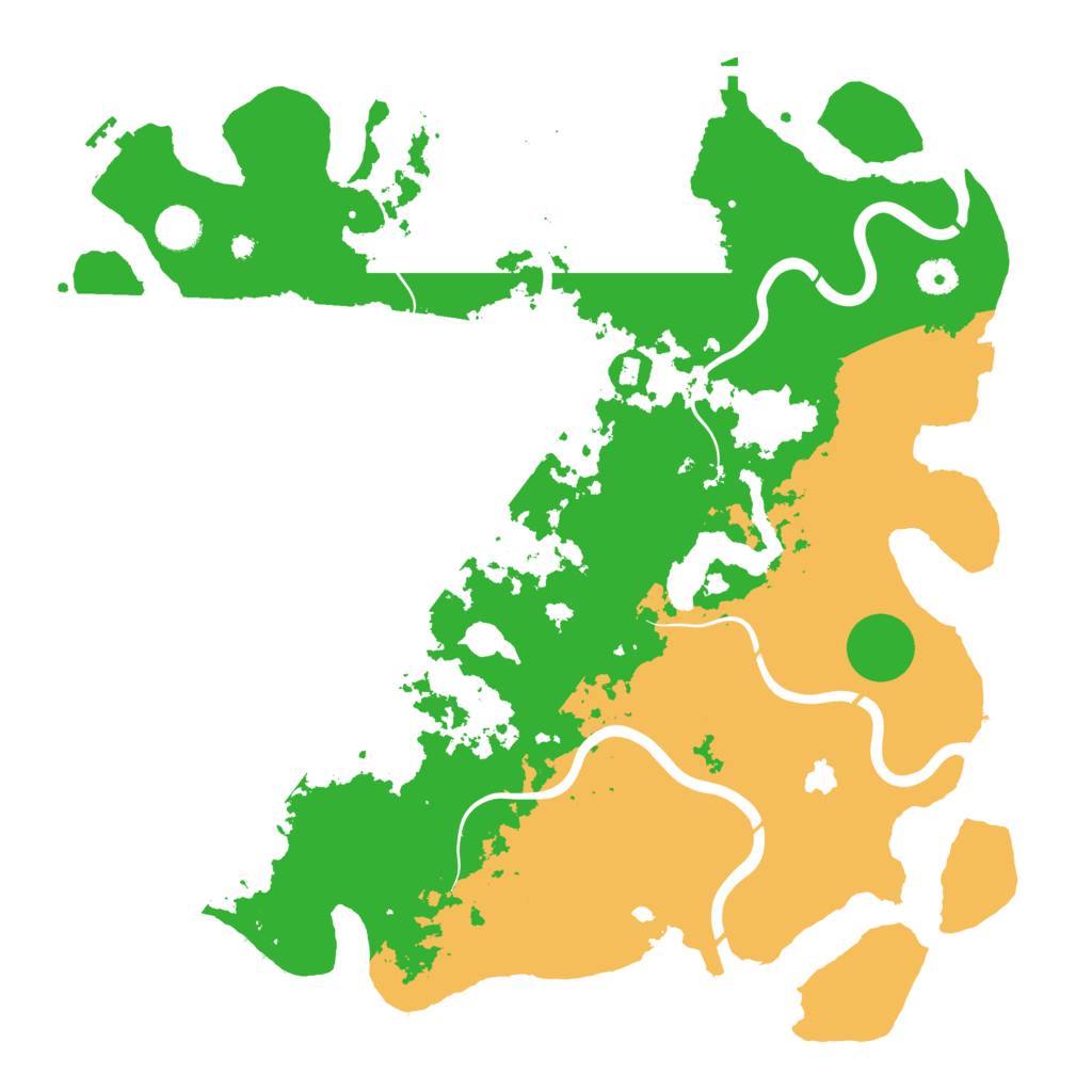 Biome Rust Map: Procedural Map, Size: 4250, Seed: 359957