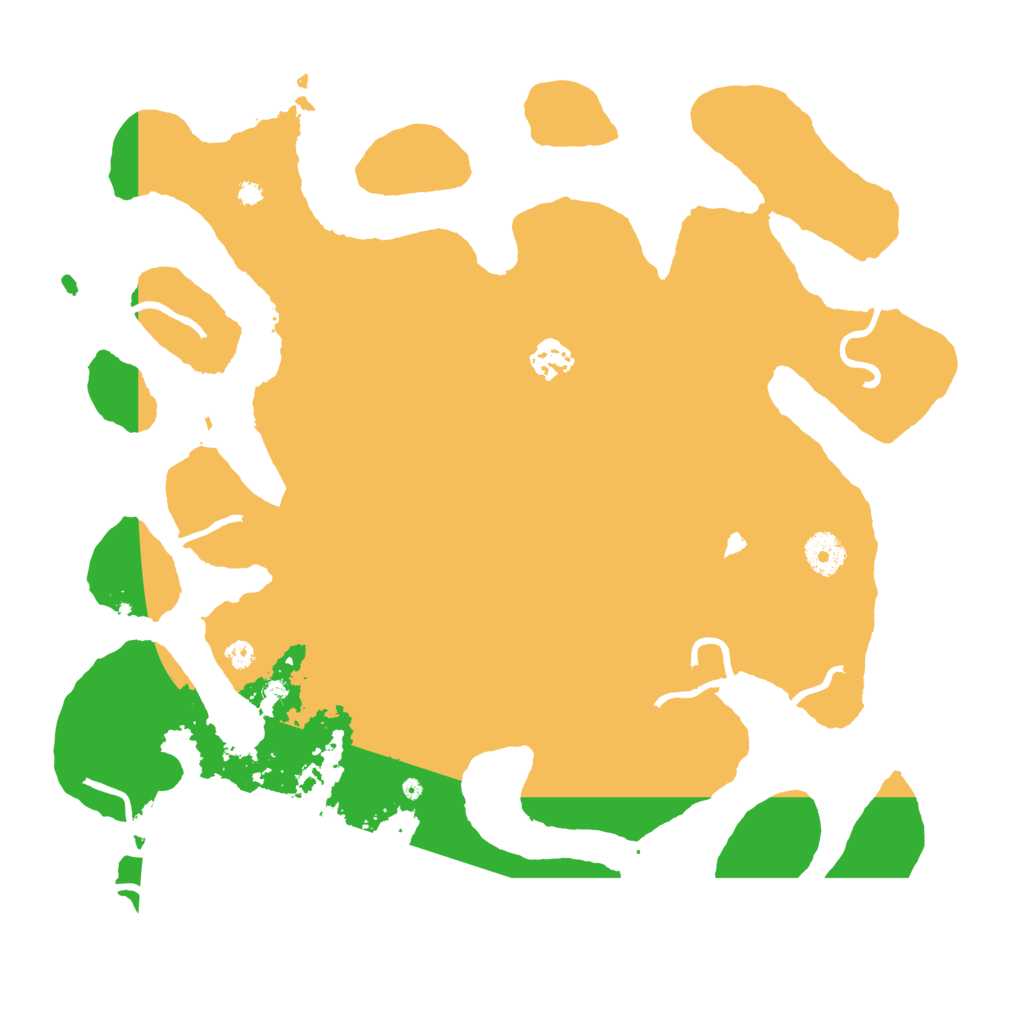 Biome Rust Map: Procedural Map, Size: 3750, Seed: 95343