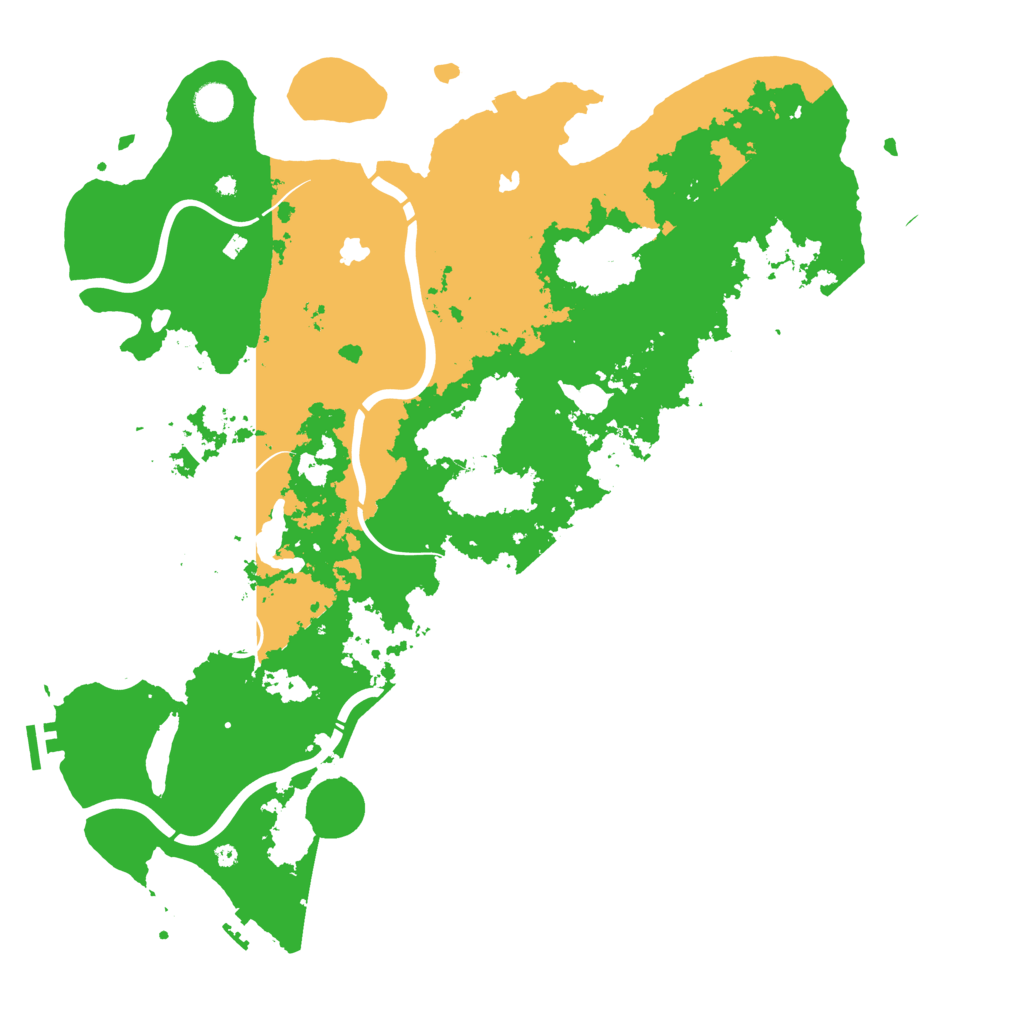 Biome Rust Map: Procedural Map, Size: 4600, Seed: 20