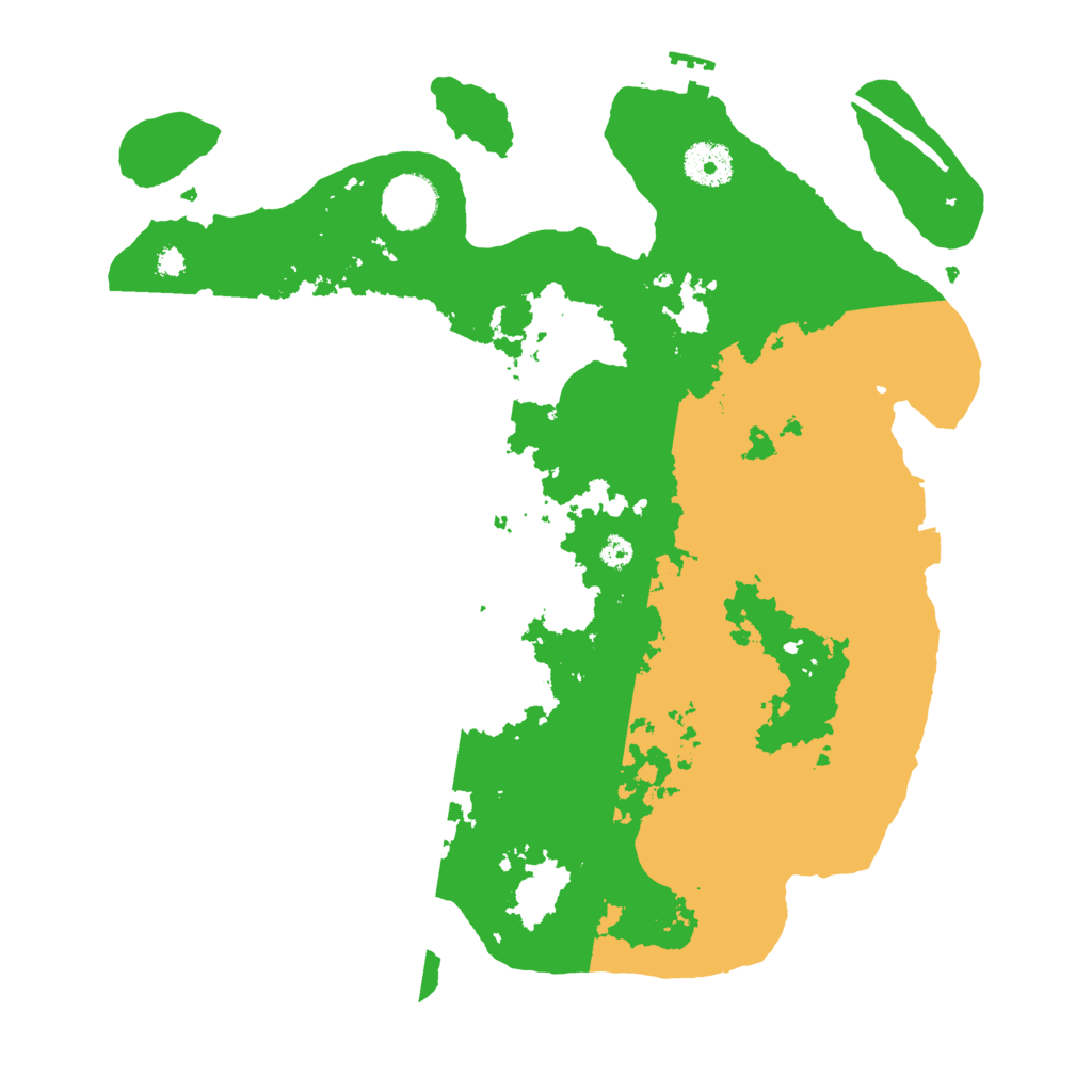 Biome Rust Map: Procedural Map, Size: 3500, Seed: 143388438