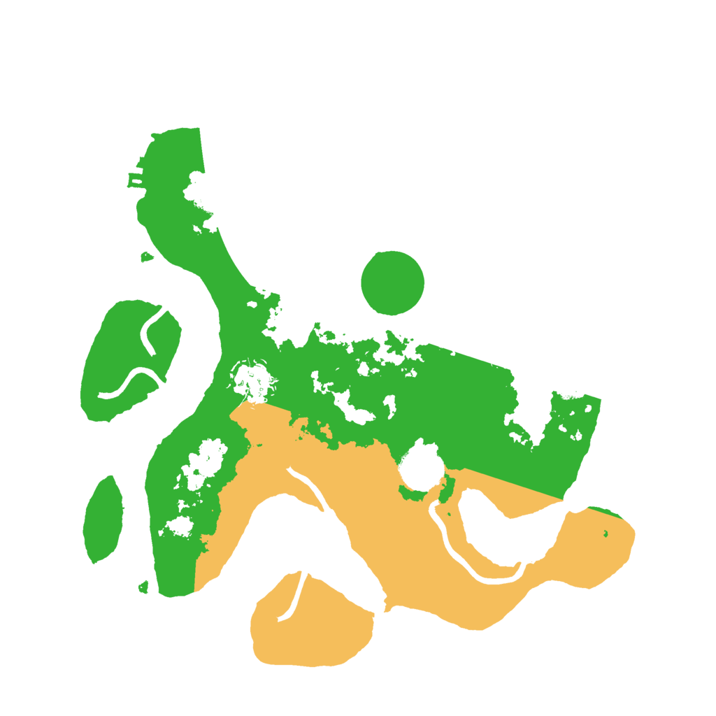 Biome Rust Map: Procedural Map, Size: 3000, Seed: 885410493