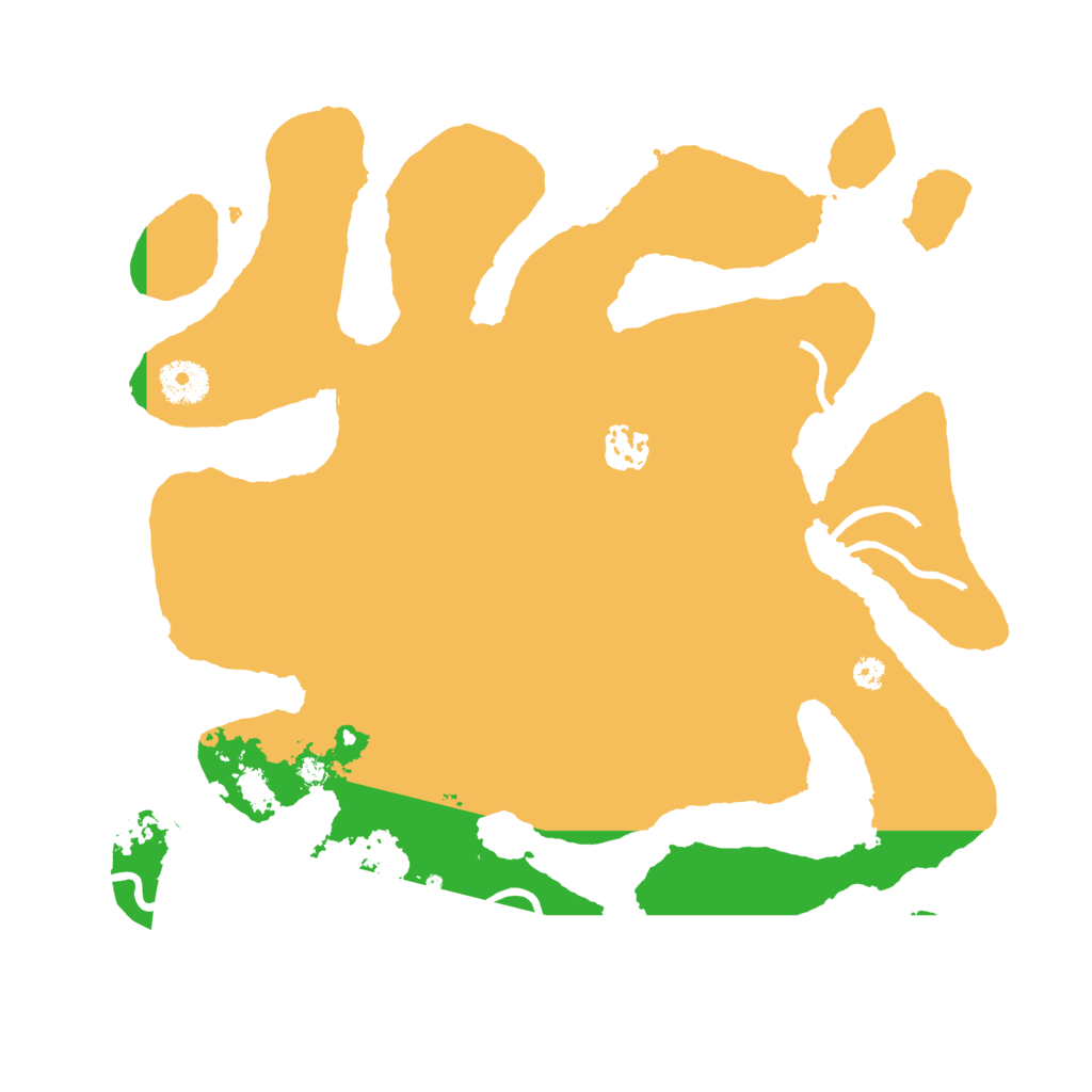 Biome Rust Map: Procedural Map, Size: 3500, Seed: 570604526