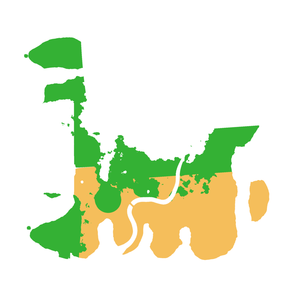 Biome Rust Map: Procedural Map, Size: 3000, Seed: 2423051