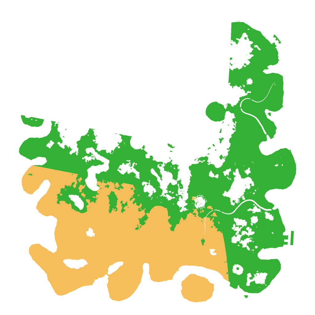 Biome Rust Map: Procedural Map, Size: 4500, Seed: 61091288