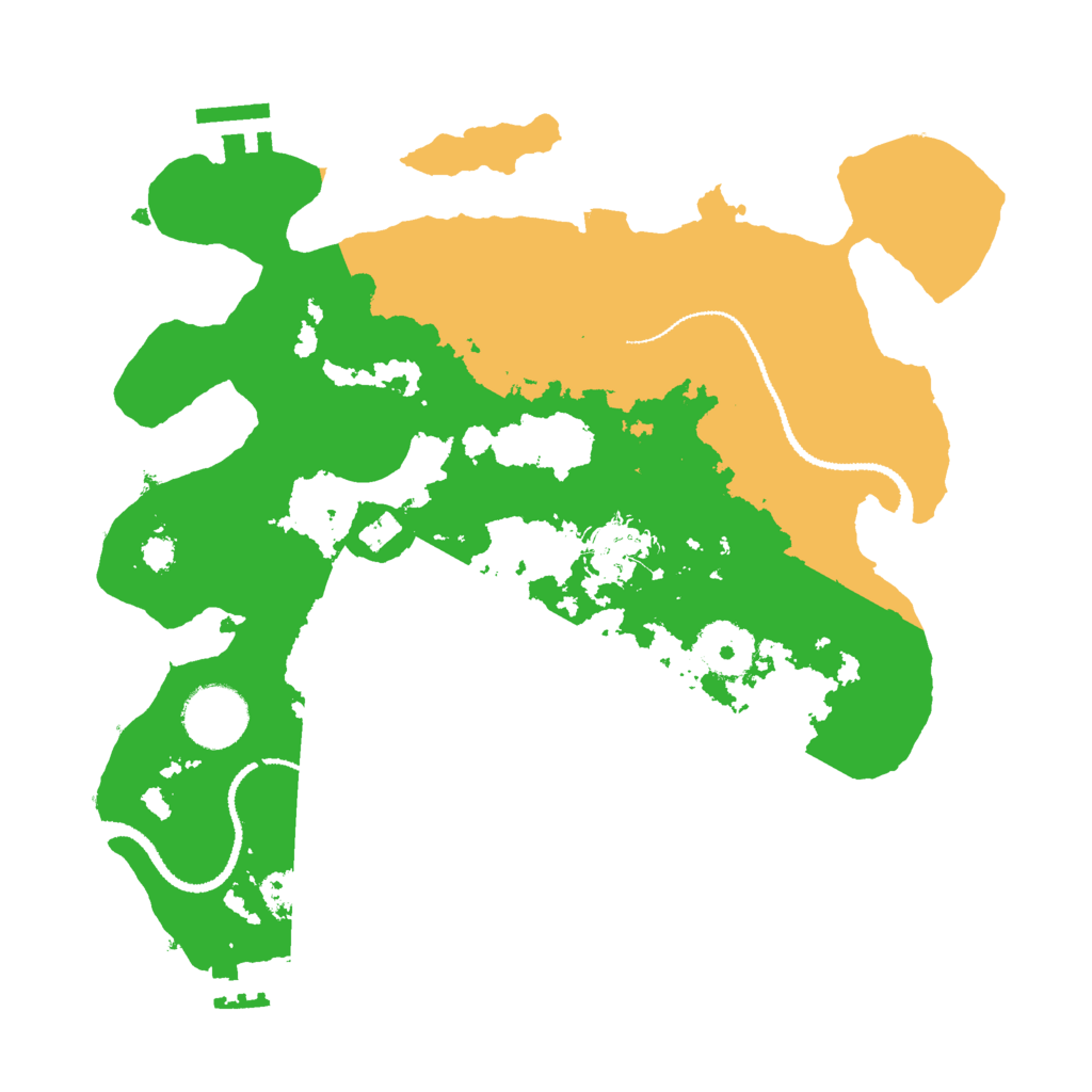 Biome Rust Map: Procedural Map, Size: 3000, Seed: 638993013
