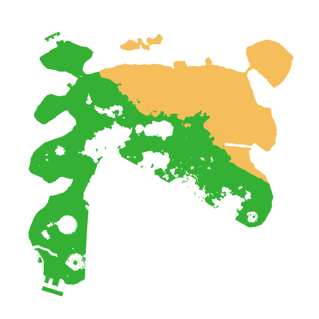 Biome Rust Map: Procedural Map, Size: 3000, Seed: 638993013