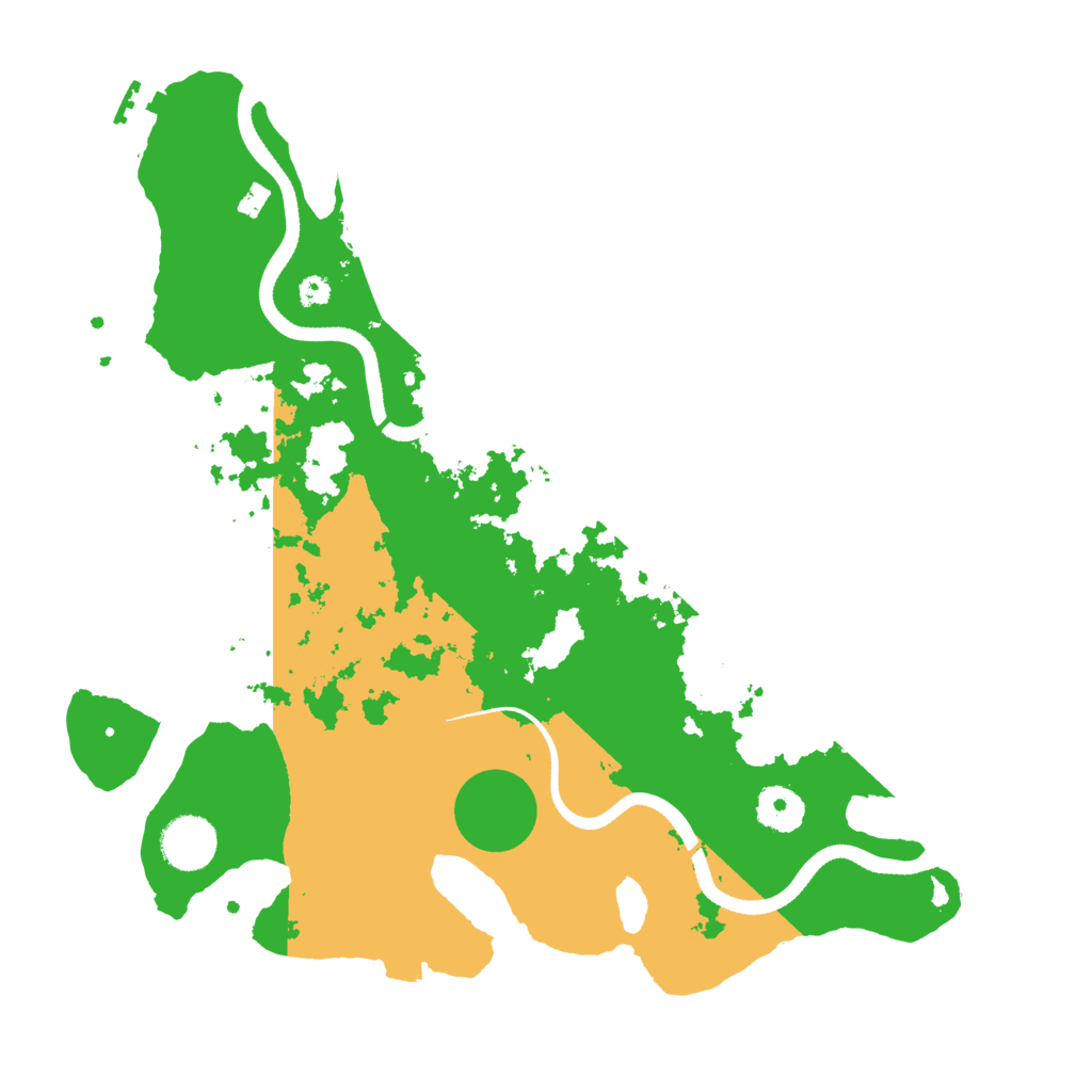 Biome Rust Map: Procedural Map, Size: 3500, Seed: 193648456