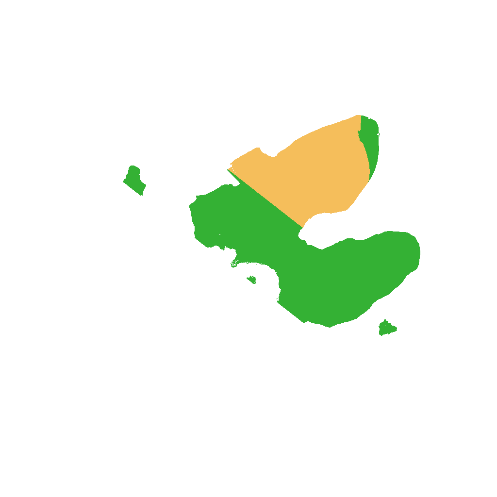 Biome Rust Map: Procedural Map, Size: 1500, Seed: 3696