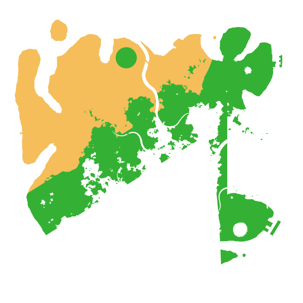 Biome Rust Map: Procedural Map, Size: 3800, Seed: 56