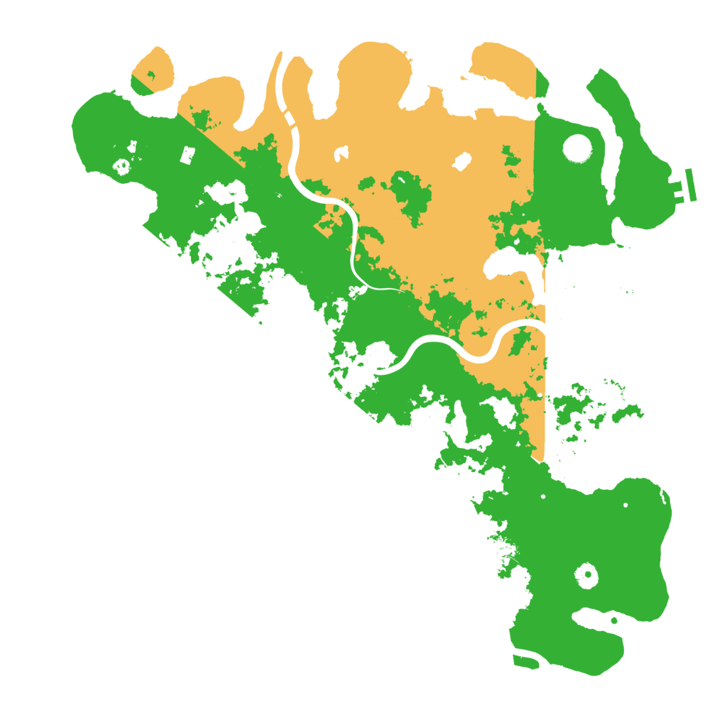 Biome Rust Map: Procedural Map, Size: 4500, Seed: 6546476
