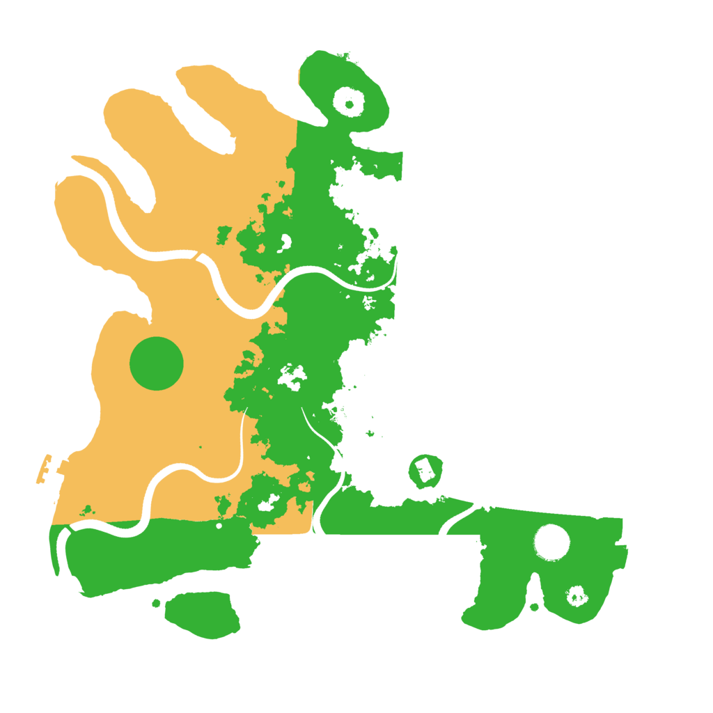 Biome Rust Map: Procedural Map, Size: 3500, Seed: 2118959093