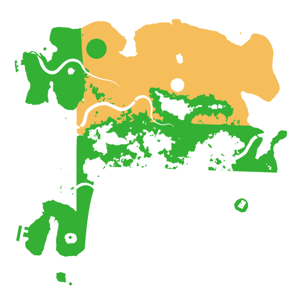 Biome Rust Map: Procedural Map, Size: 4000, Seed: 4956501
