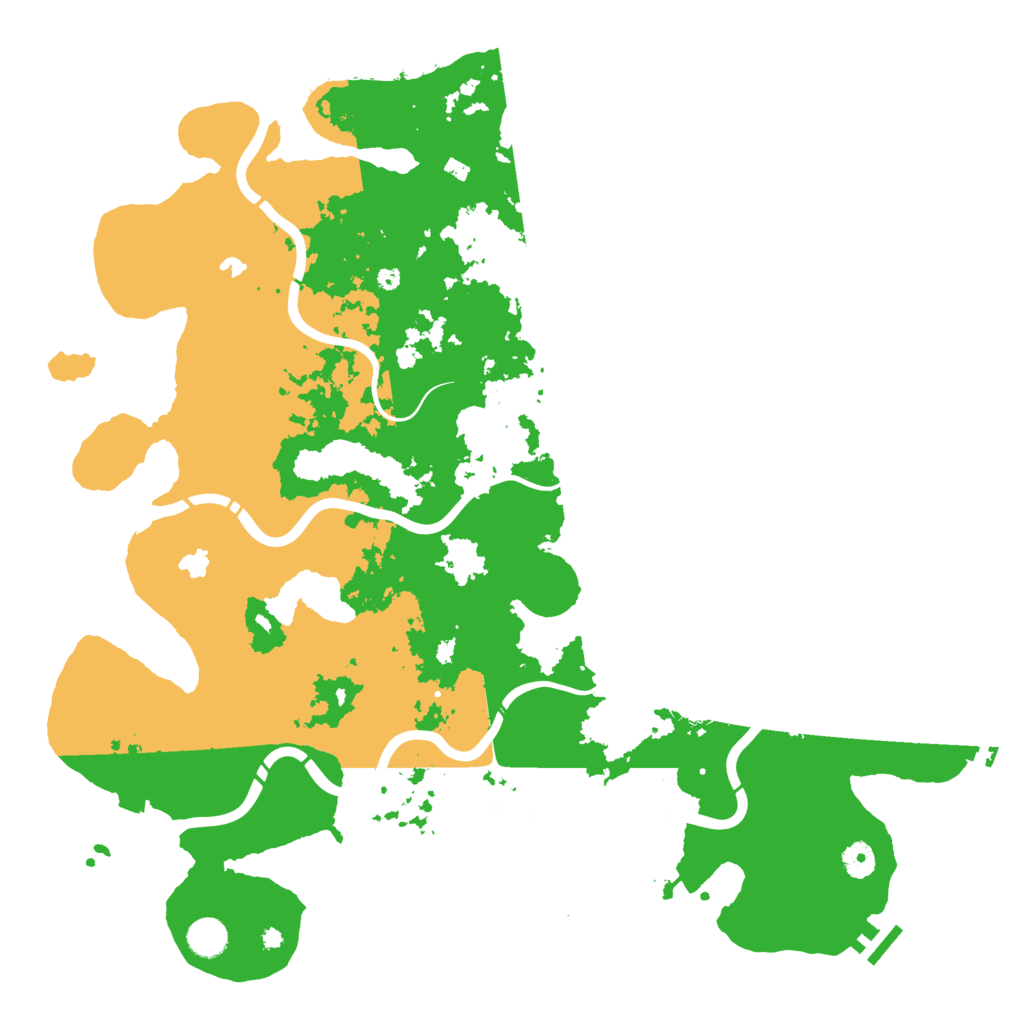 Biome Rust Map: Procedural Map, Size: 4500, Seed: 411762226