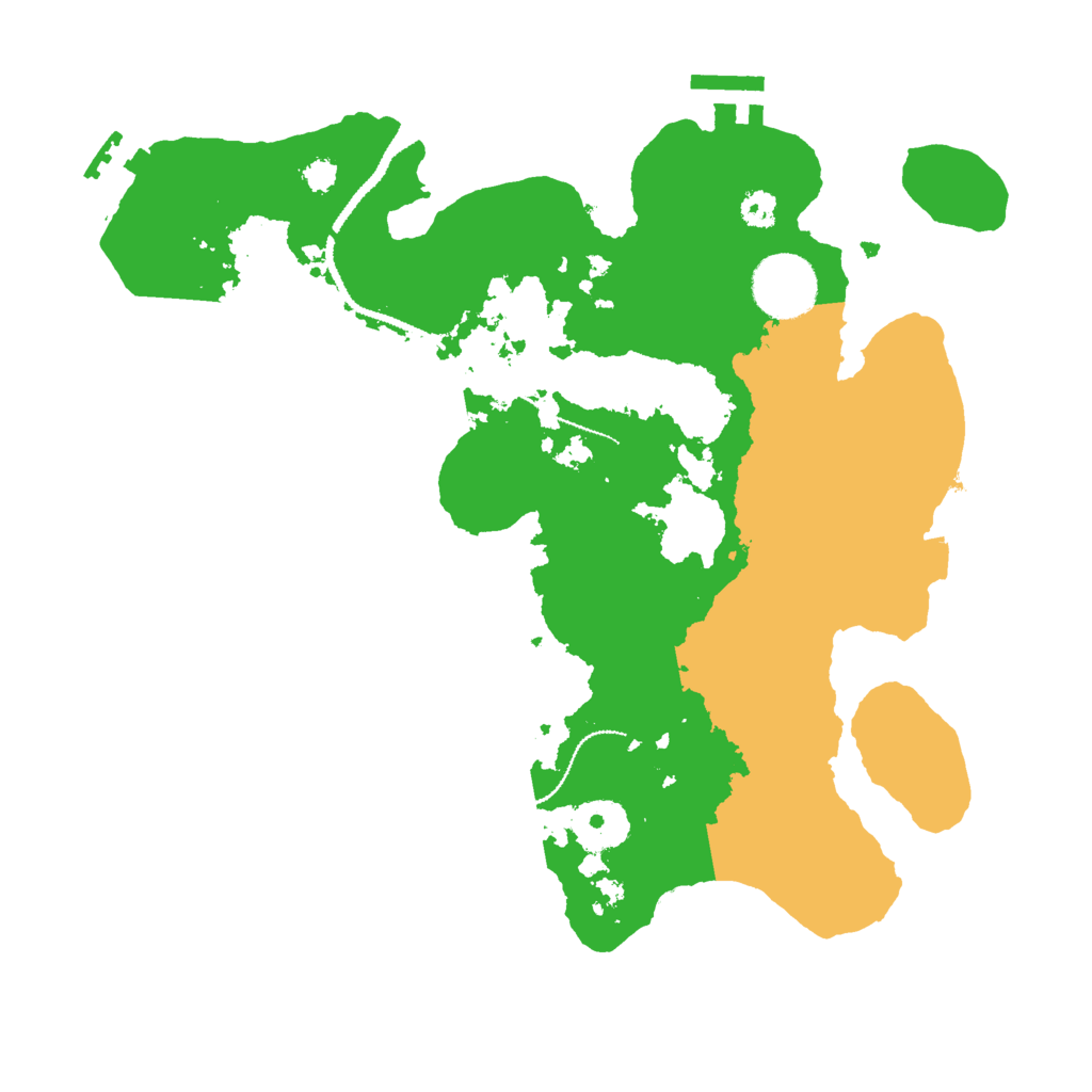 Biome Rust Map: Procedural Map, Size: 3000, Seed: 754224