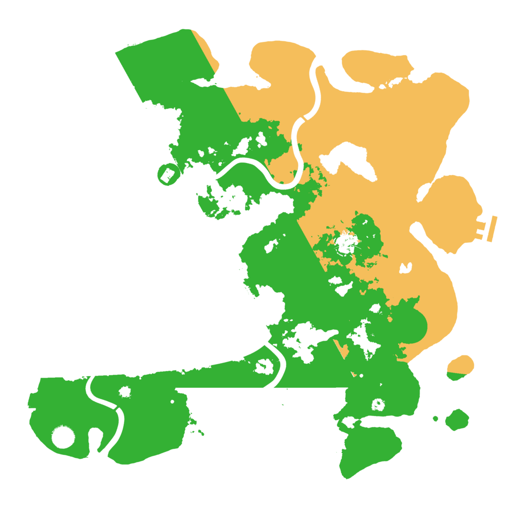 Biome Rust Map: Procedural Map, Size: 4000, Seed: 1187516885