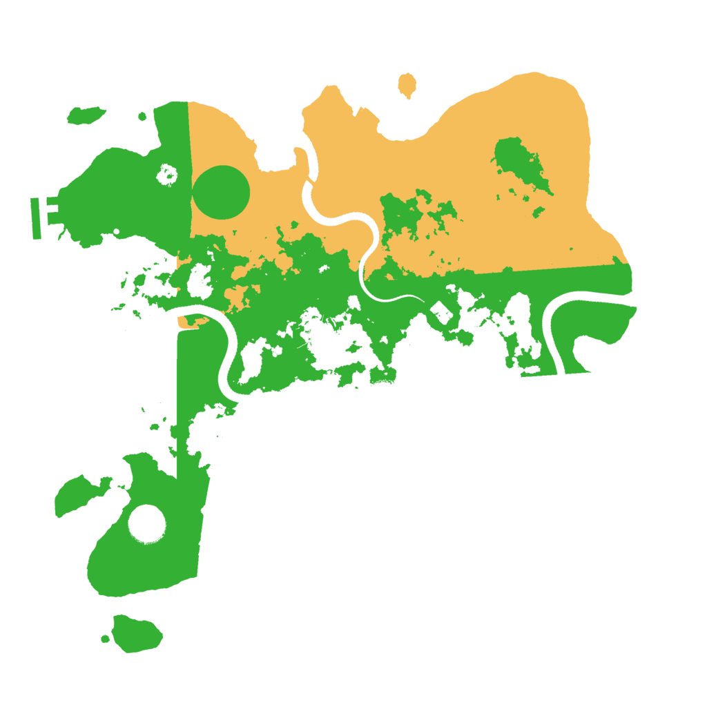 Biome Rust Map: Procedural Map, Size: 3450, Seed: 1850