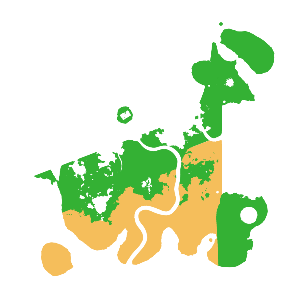 Biome Rust Map: Procedural Map, Size: 3300, Seed: 1454900619