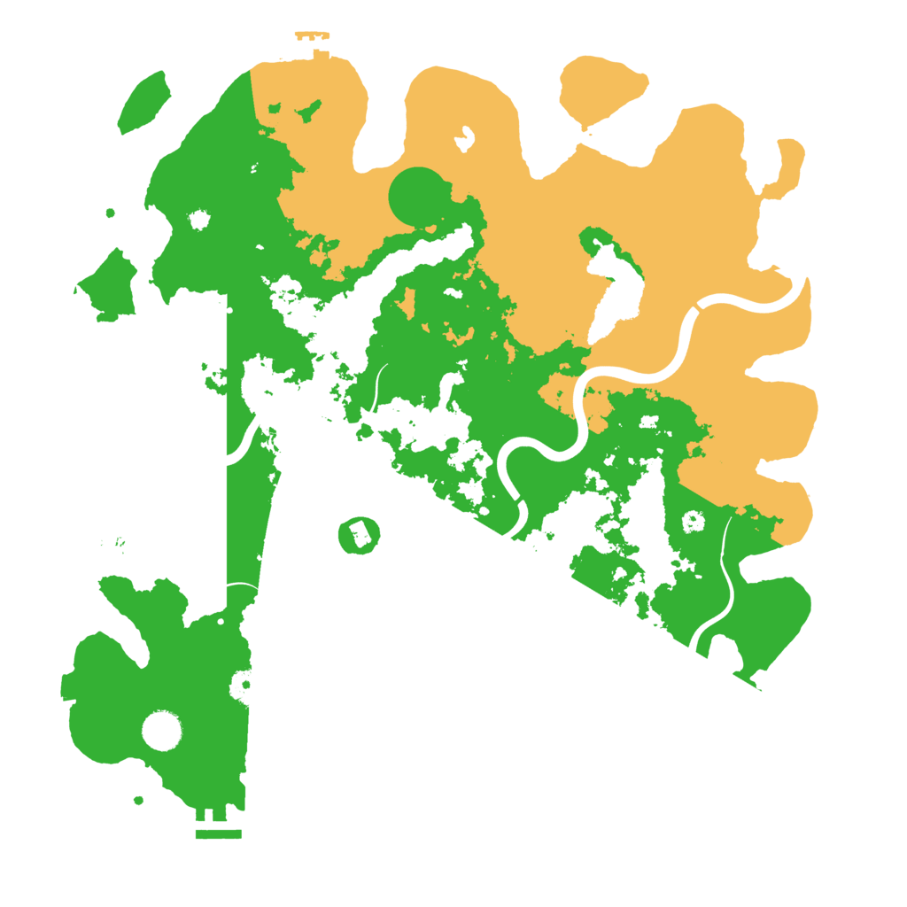 Biome Rust Map: Procedural Map, Size: 4000, Seed: 869107124