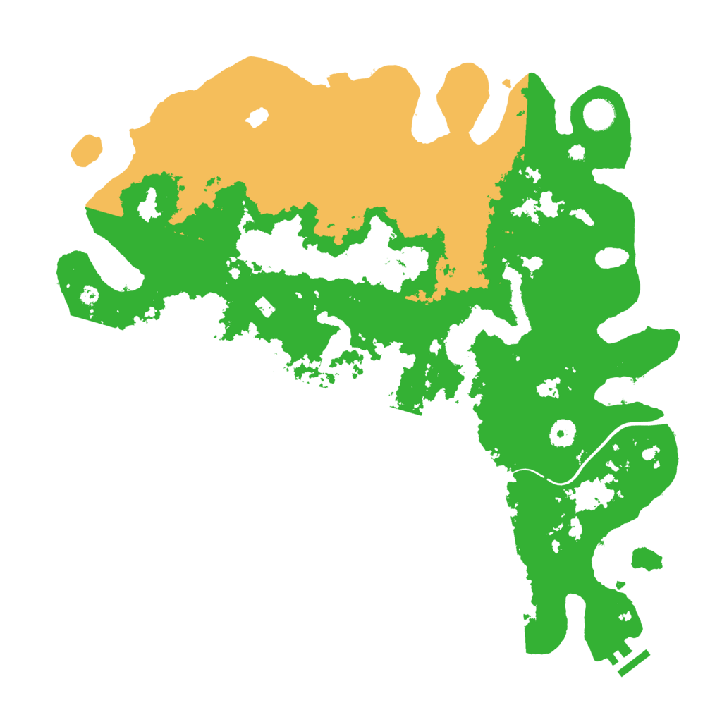 Biome Rust Map: Procedural Map, Size: 4000, Seed: 20210731