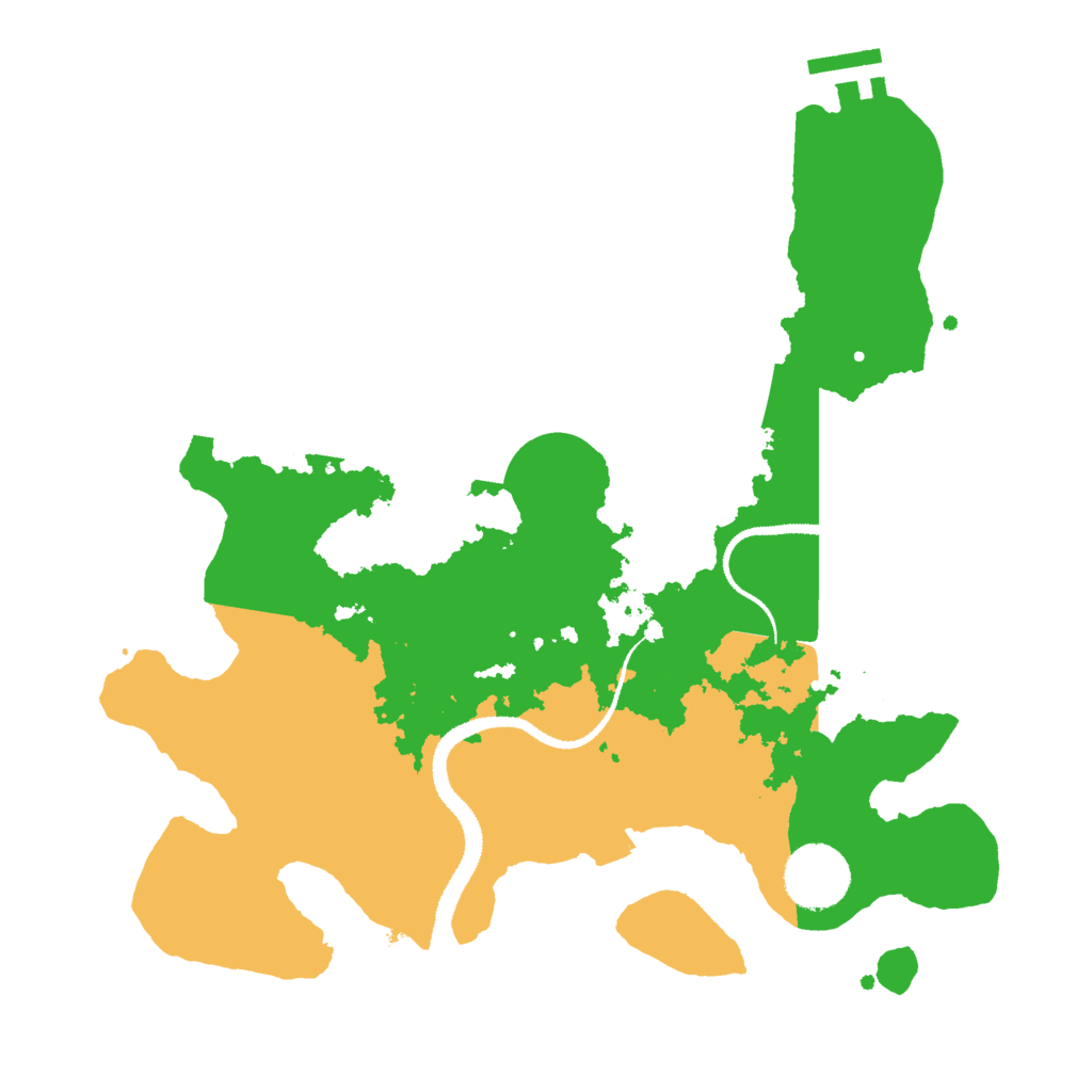 Biome Rust Map: Procedural Map, Size: 3000, Seed: 1320715384