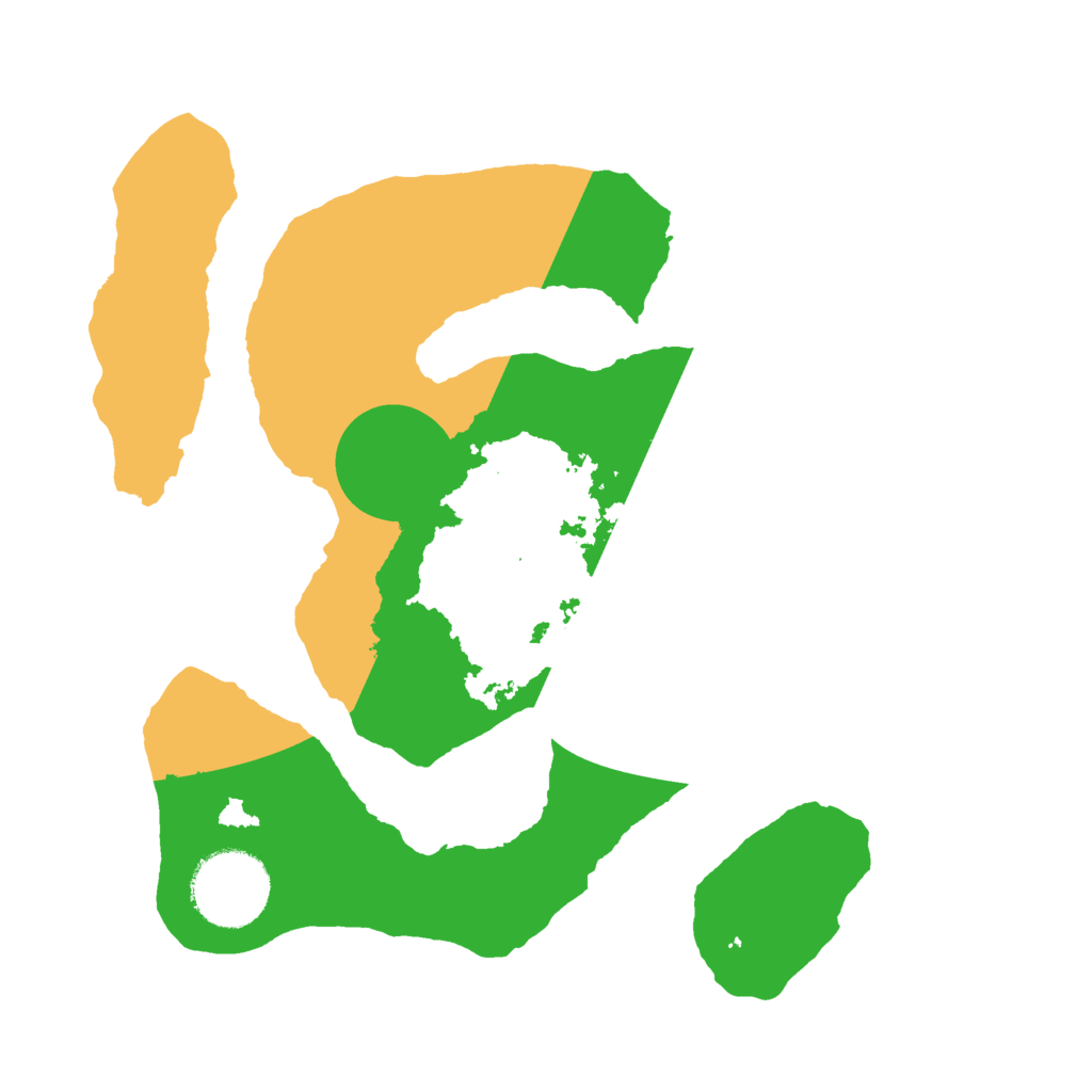 Biome Rust Map: Barren, Size: 2500, Seed: 997455