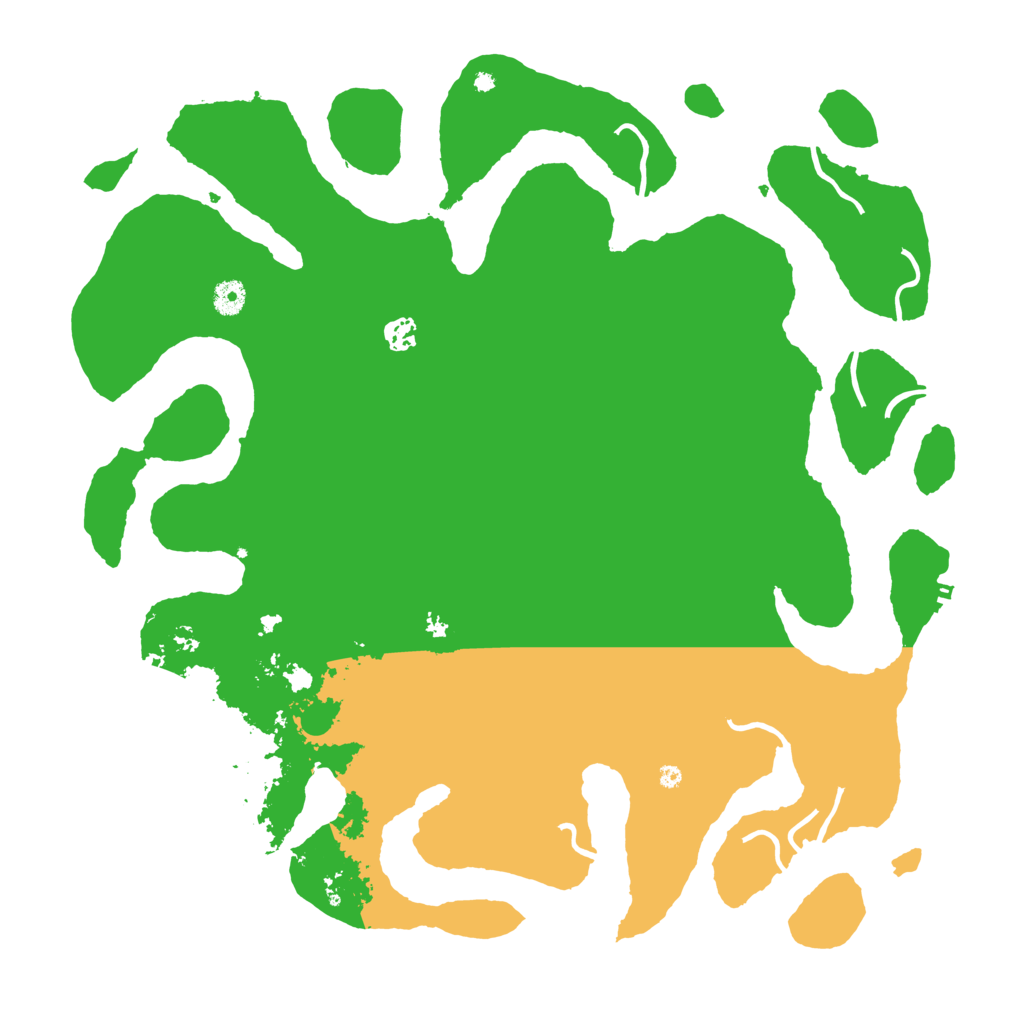 Biome Rust Map: Procedural Map, Size: 4500, Seed: 863209524