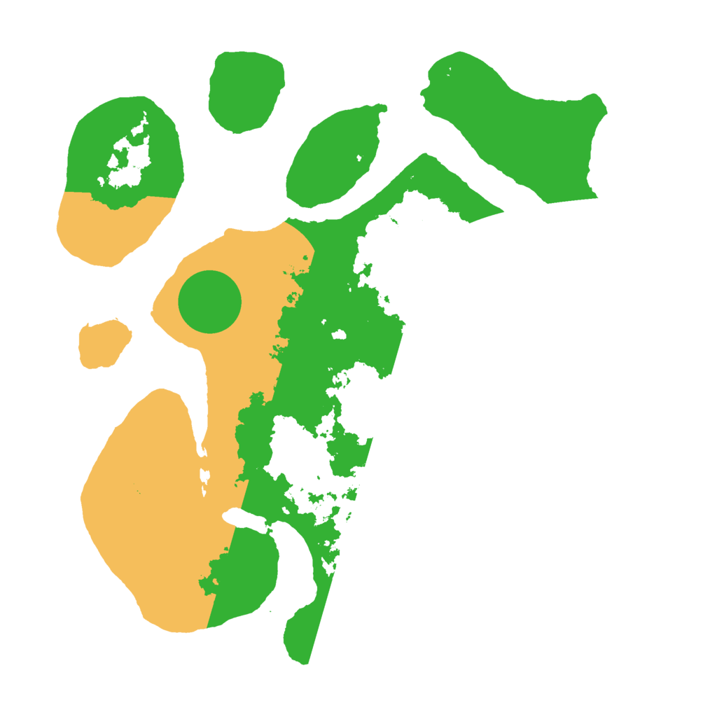 Biome Rust Map: Barren, Size: 3000, Seed: 833789827