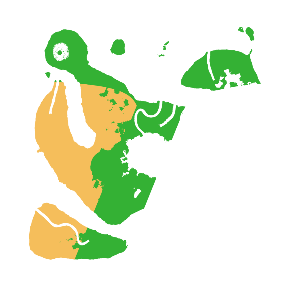 Biome Rust Map: Procedural Map, Size: 2669, Seed: 4989