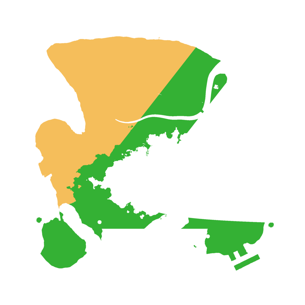 Biome Rust Map: Procedural Map, Size: 2300, Seed: 4