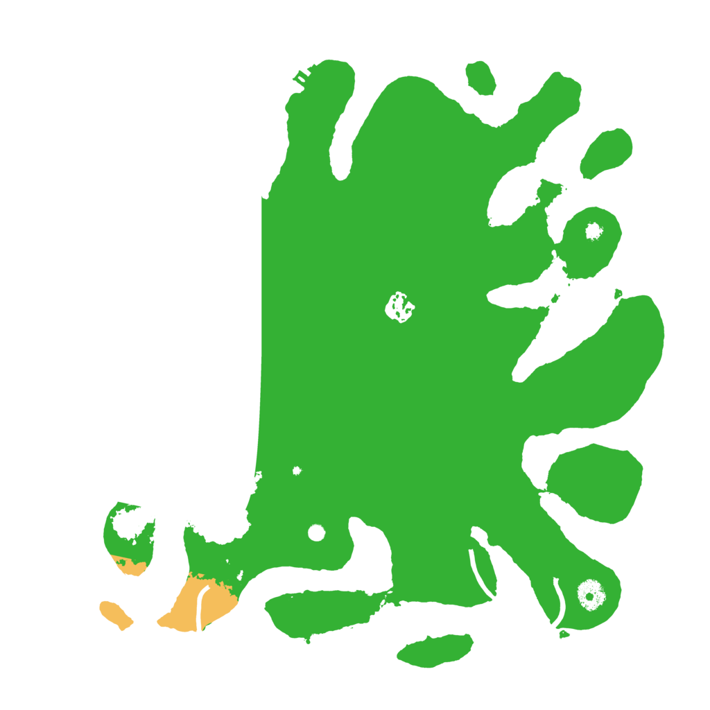 Biome Rust Map: Procedural Map, Size: 3700, Seed: 3030