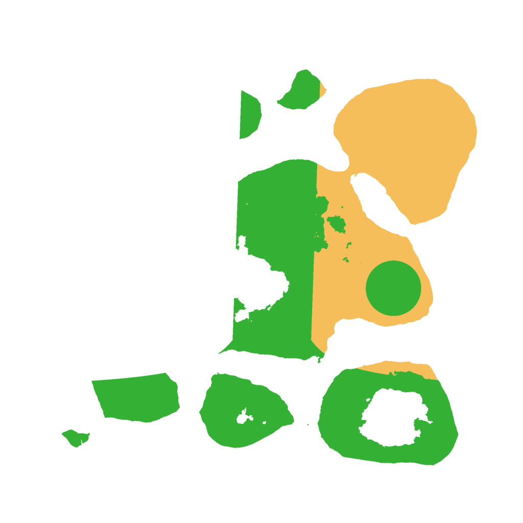 Biome Rust Map: Barren, Size: 2500, Seed: 326060916