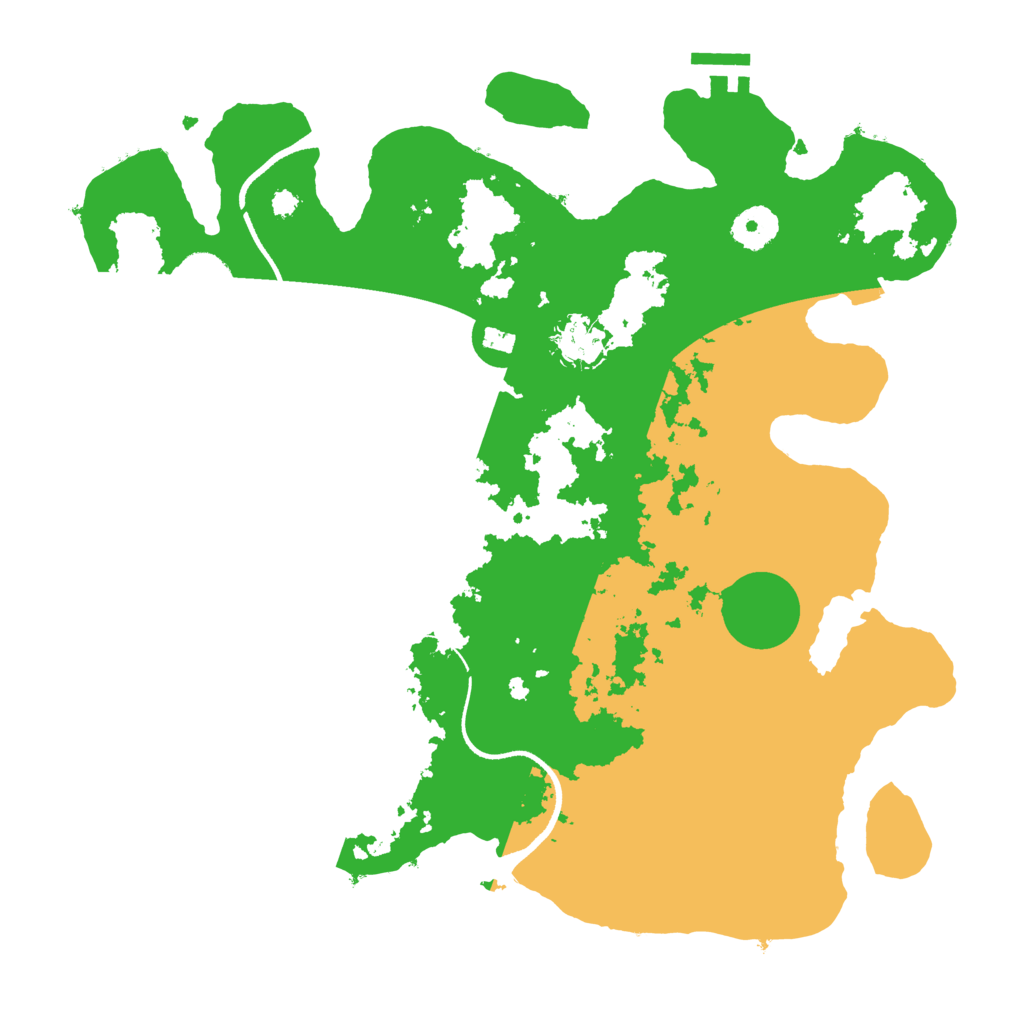 Biome Rust Map: Procedural Map, Size: 3500, Seed: 1805736398