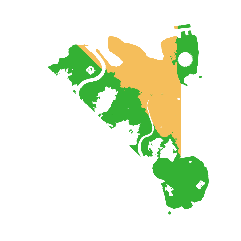 Biome Rust Map: Procedural Map, Size: 3000, Seed: 94