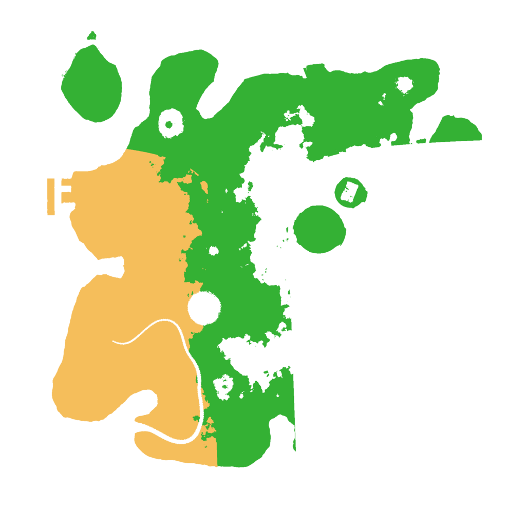 Biome Rust Map: Procedural Map, Size: 2900, Seed: 33107