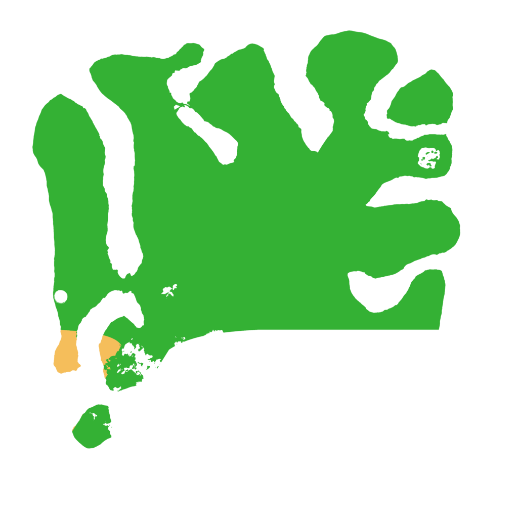 Biome Rust Map: Barren, Size: 3500, Seed: 21082903