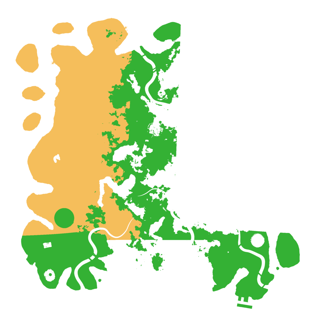 Biome Rust Map: Procedural Map, Size: 4250, Seed: 603298
