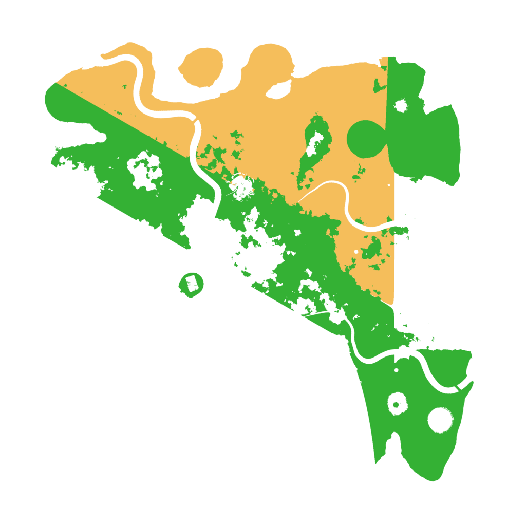 Biome Rust Map: Procedural Map, Size: 3700, Seed: 874368005
