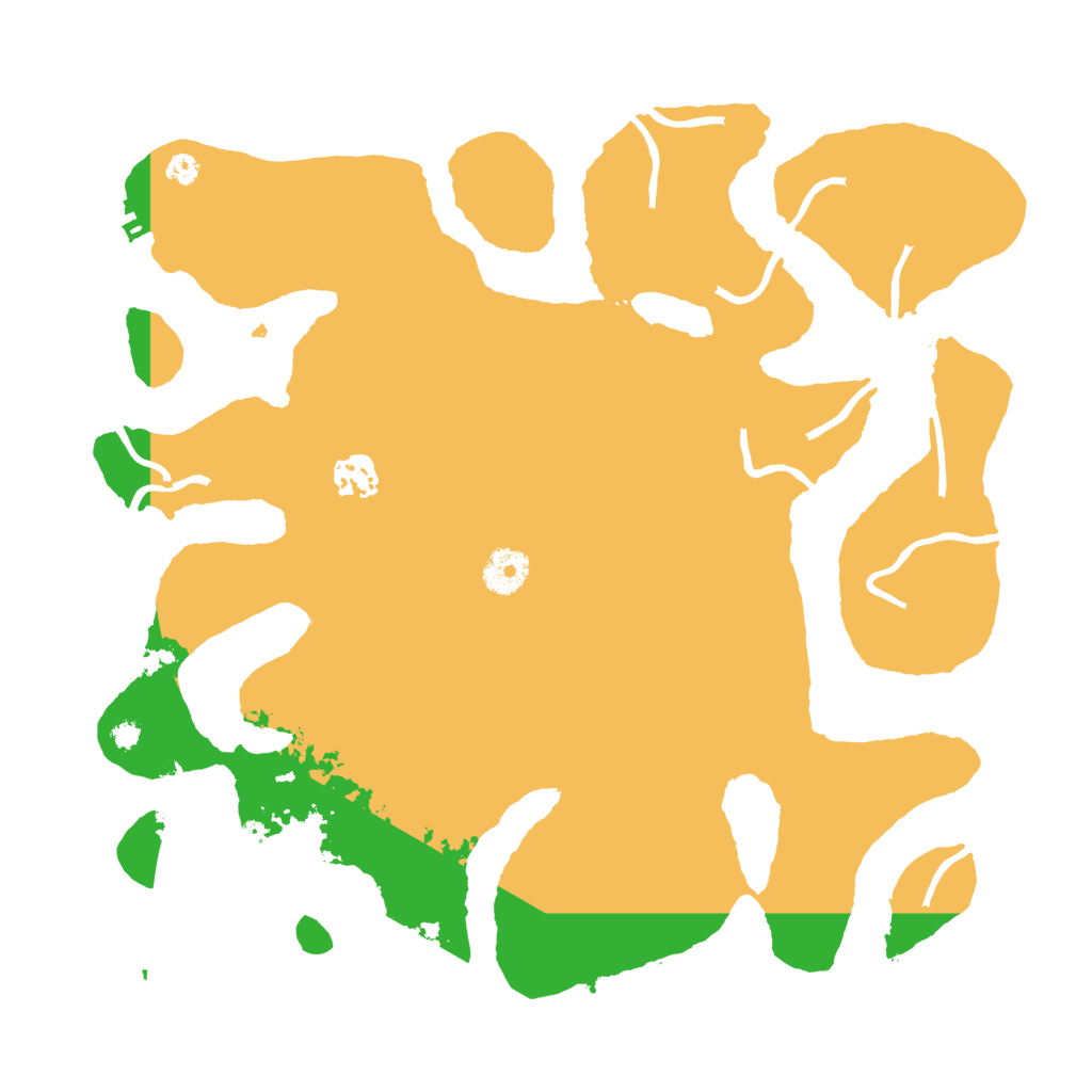 Biome Rust Map: Procedural Map, Size: 3600, Seed: 19412