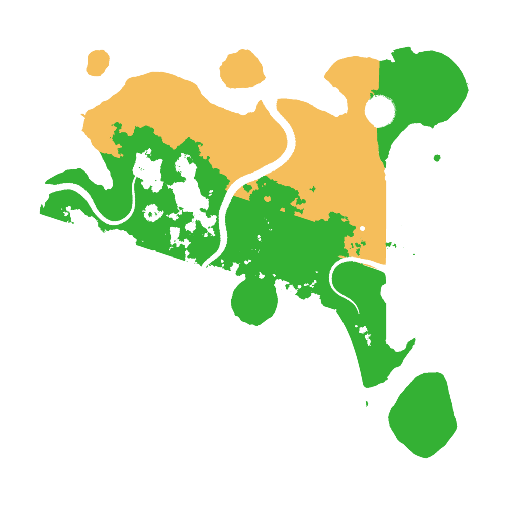 Biome Rust Map: Procedural Map, Size: 3000, Seed: 3670