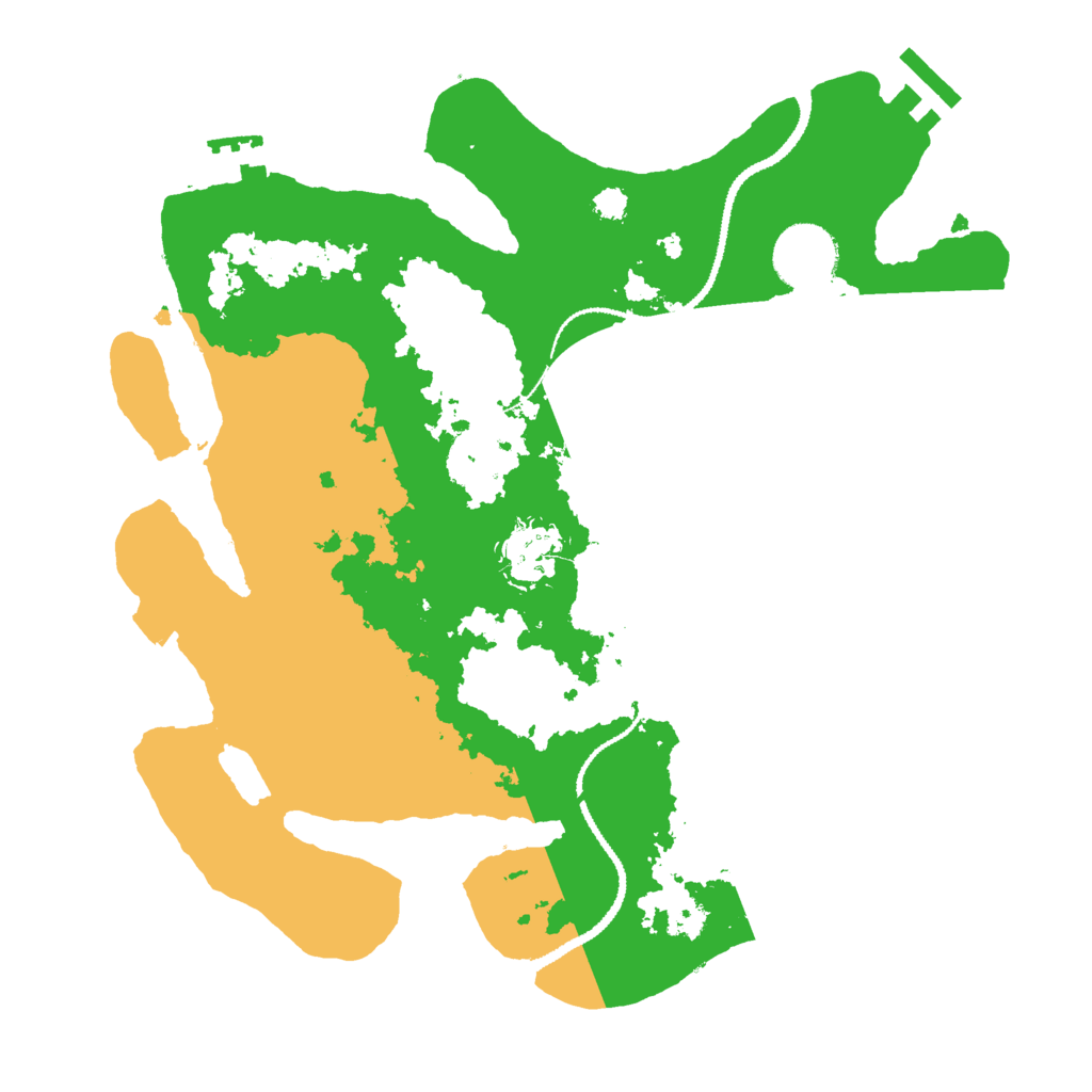 Biome Rust Map: Procedural Map, Size: 3000, Seed: 1470049029