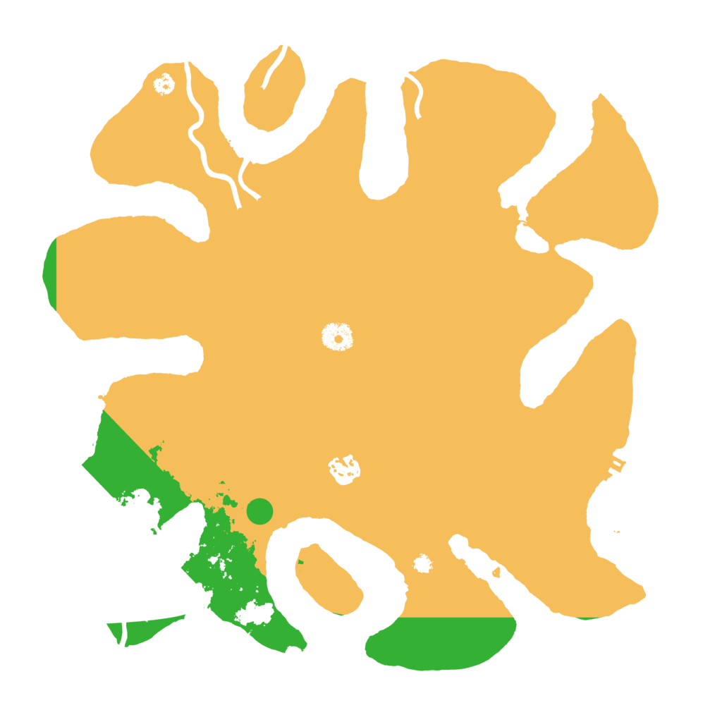 Biome Rust Map: Procedural Map, Size: 3600, Seed: 650316