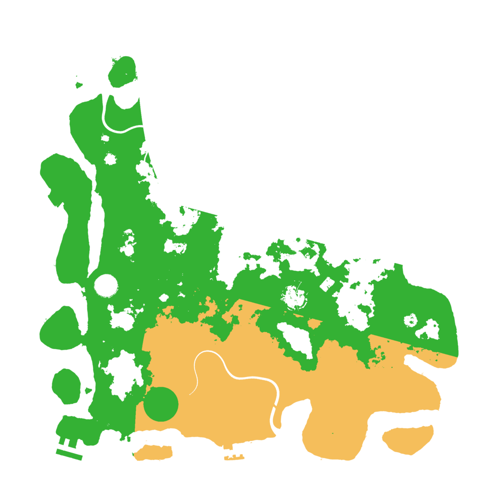 Biome Rust Map: Procedural Map, Size: 3800, Seed: 31072021